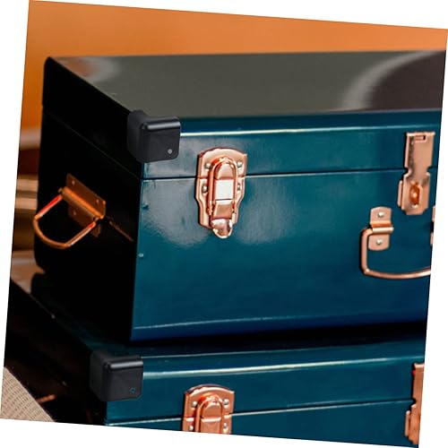 Miniatura 8 de SUPVOX Alfombra de plástico con ángulo de envoltura de altavoz, para muebles de bebé, protector de borde de gabinete de metal, protector de esquina