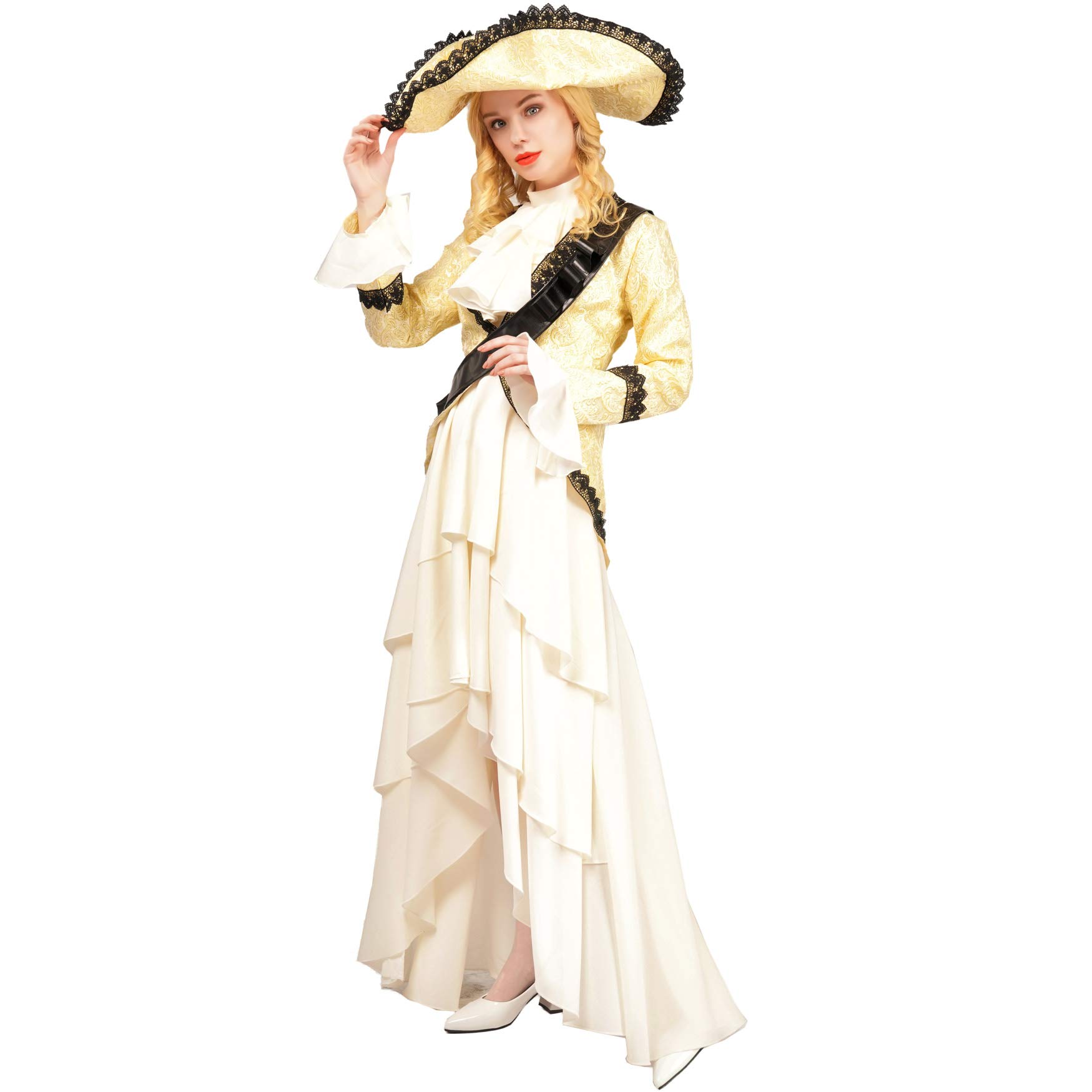Women's Luxury Pirate Fancy Dress Costume