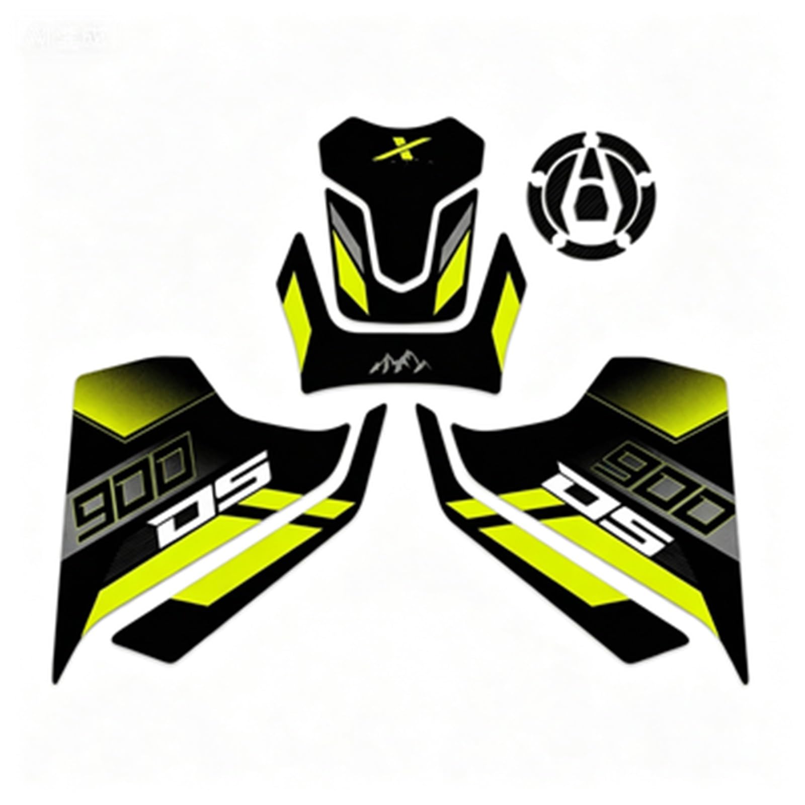 Motorcycle 900DSX Fuel Tank Pad Stickers Protector Anti Slip Decals Accessories for Voge for Valico 900 DSX 2024 Streetfighter(Color2)
