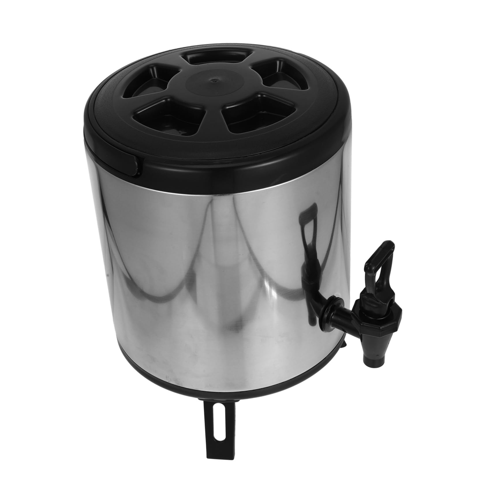 BEBEMOKO Stainless Steel Insulated Beverage Dispenser Capacity Hot Cold Drink Cooler for Catering Events Stainless Steel Double Layer Design for Easy Extraction