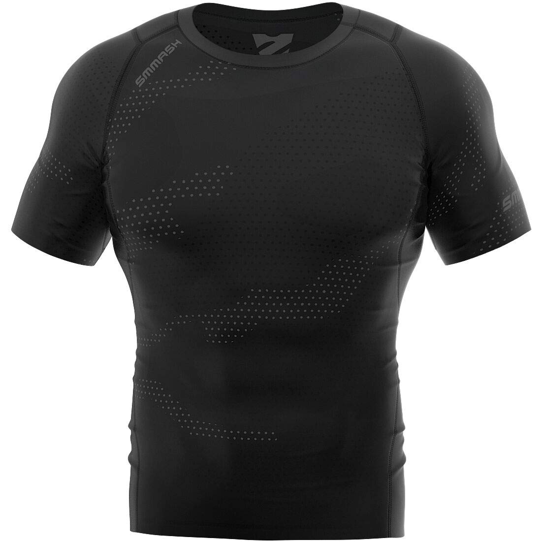 SMMASH Cross20 Camisetas Compresión Deporte de Manga Corta para Hombre, Gimnasio, Formación, Crossfit, Material Transpirable y Antibacteriano