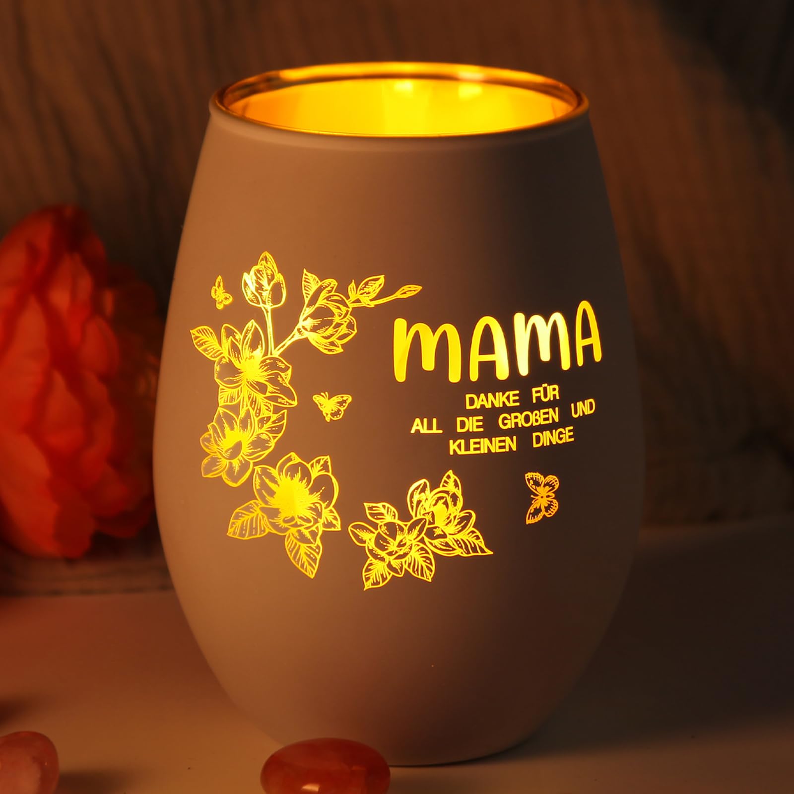 Gift for Mum, Tea Light Glass for Grandmother, Birthdays, Mother's Day Gift (Mum) — image 1