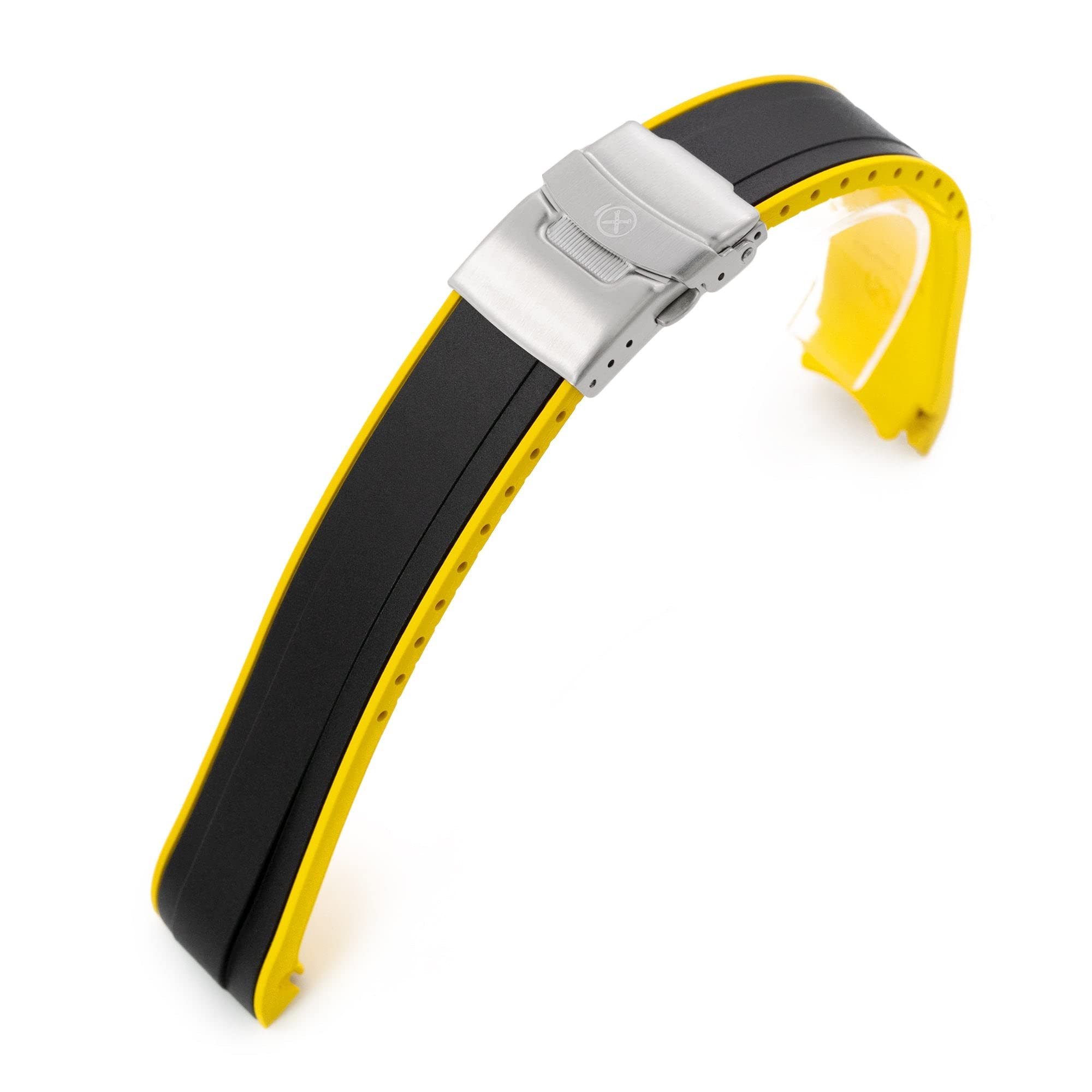Miltat Strapxpro Rubber Watch Strap Compatible With Seiko Sport