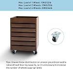 HOWDIA 1-inch Dia Swivel Single Wheel Rubber Caster Wheels for Furniture, Small Casters Trolley Wheels with Base Ball Bearing, Conveyor Rollers 8 Pack