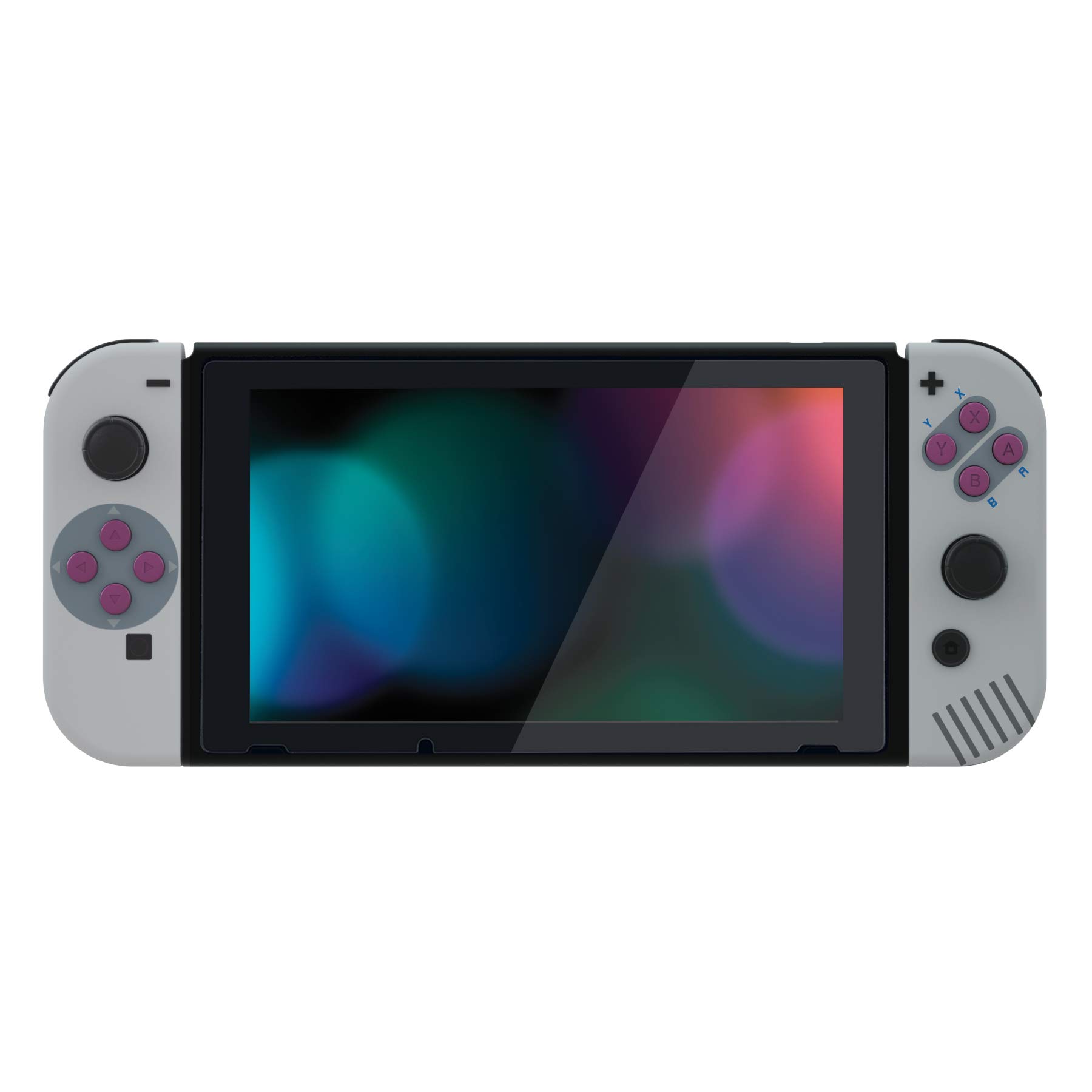eXtremeRate Carcasa para Nintendo Switch Funda Protector para Nintendo Switch Consola Joycons Control Accesorios Shell Placa de reemplazo con Botones(Clásico 1989 GB DMG-01)