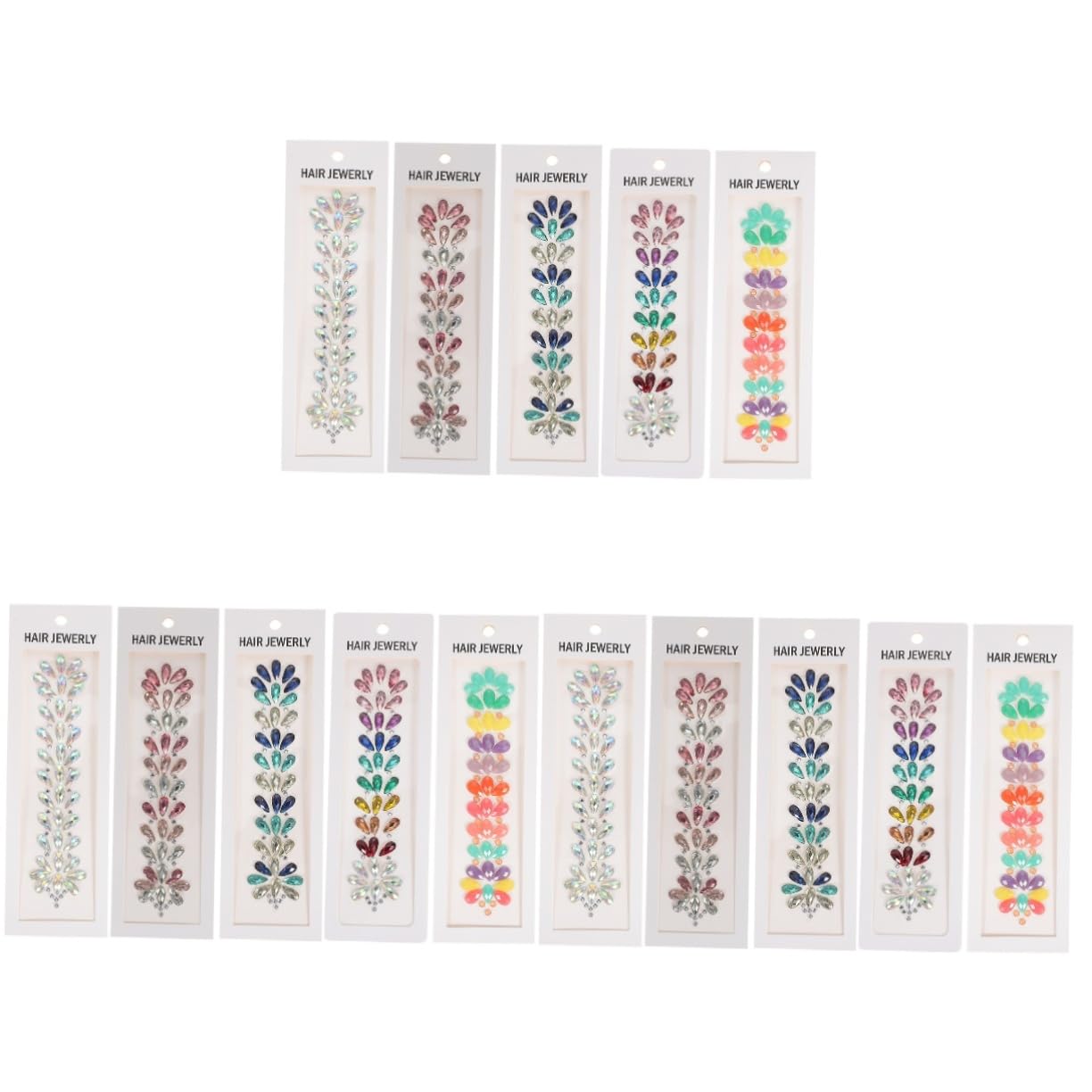 15hojas Gemas Faciales Autoadhesivas Para Maquillaje Para Fiestas Cosplay y Eventos Especiales Agrega Brillo y Glamour Tu Look
