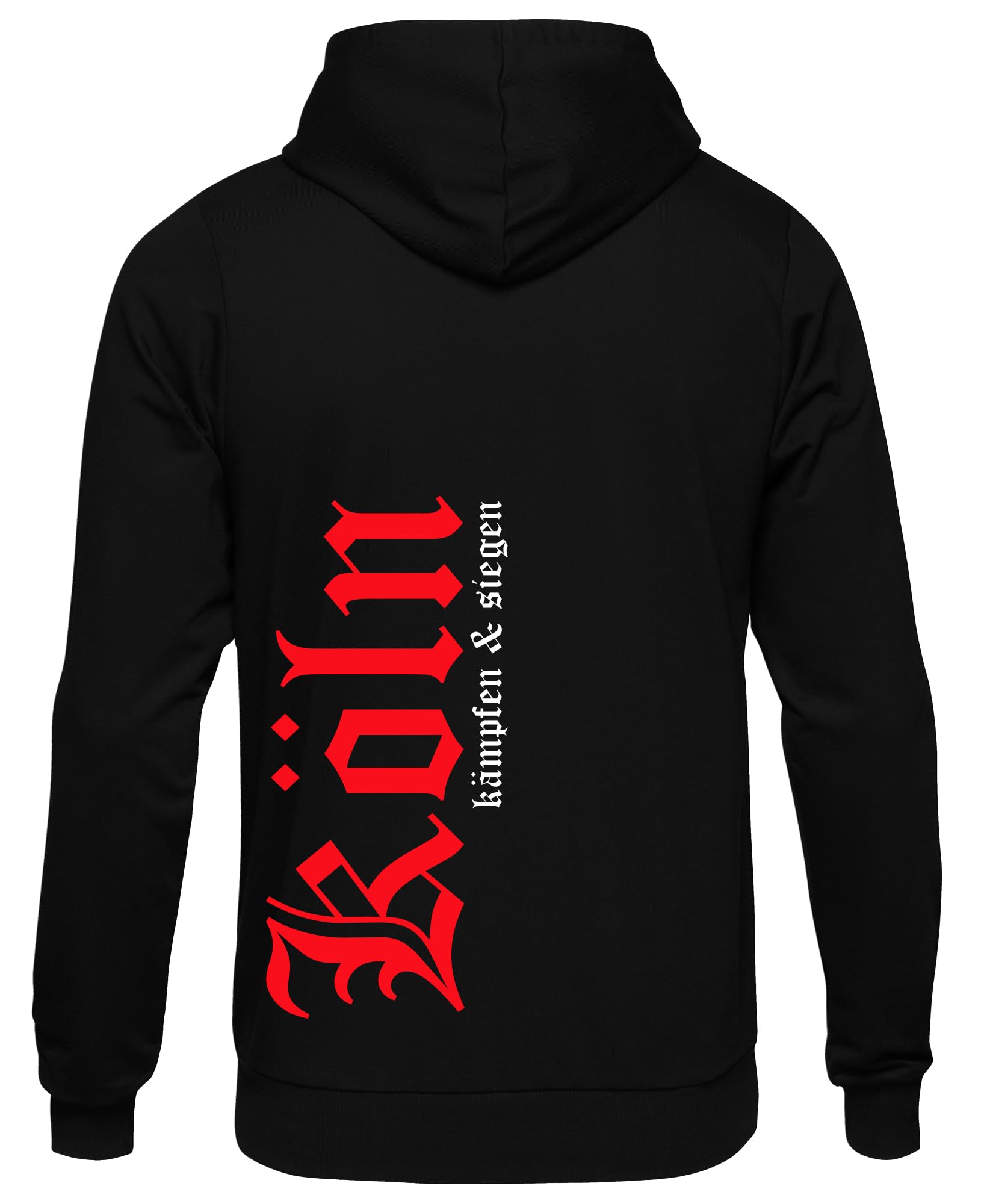 UGLYSHIRT Köln Ehre und Stolz Herren Kapuzenpullover | Cologne Hoodie Sport Fussball Fanartikel Ultra Skyline Südkurve Pullover | M1