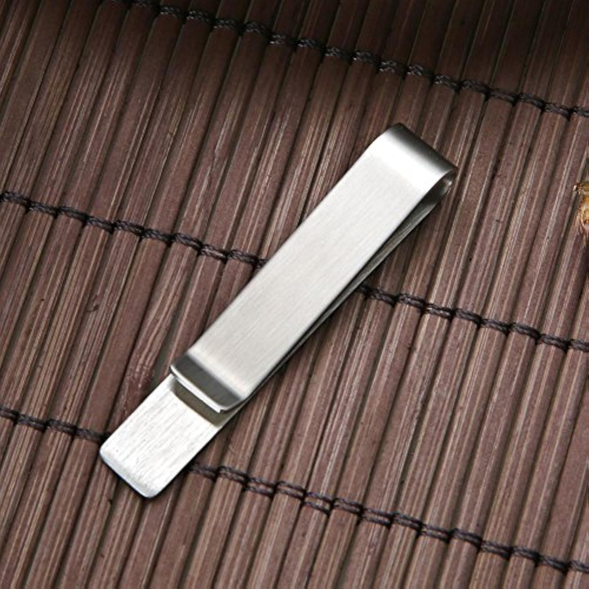 Stainless Steel Money Clip Holder Folder Collar Clip