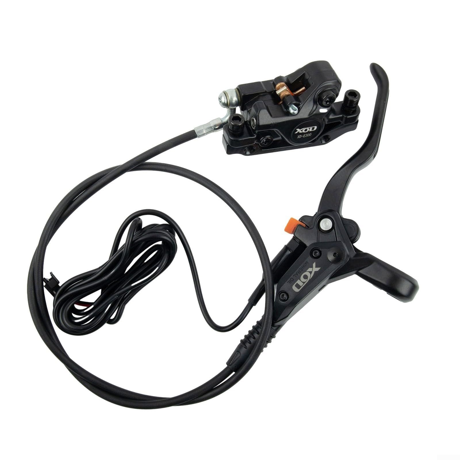 ChicBosom For XOD E-Bike Hydraulic Disc Brake Set, Front Rear Brake System With Electric Power Control, For 140mm 160mm 180mm Mountain Bicycle Parts