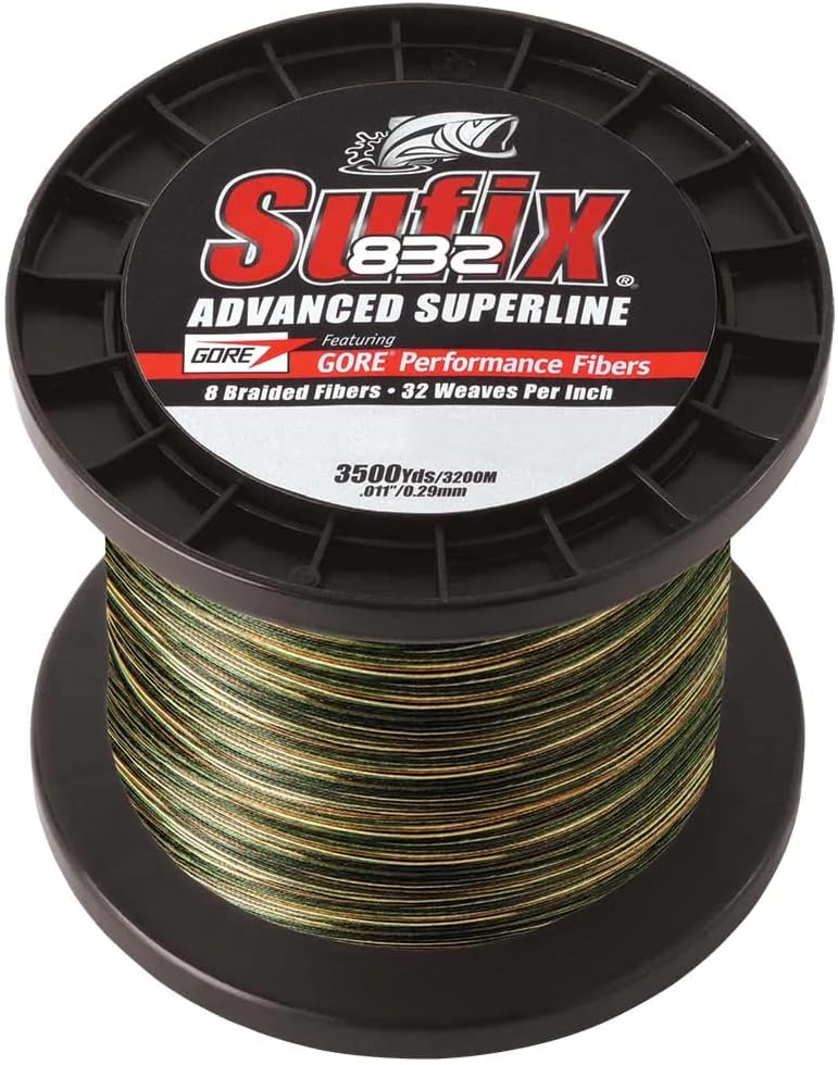 Sufix 832 Braid 15 lb Camo - 3500 Yds