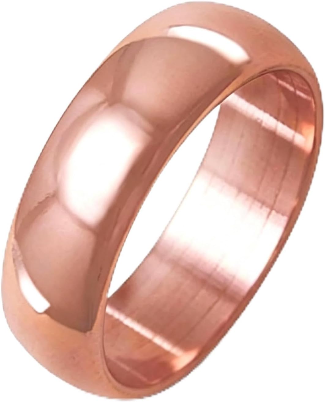 Handmade Solid Copper Ring for Women and Men Statement Band