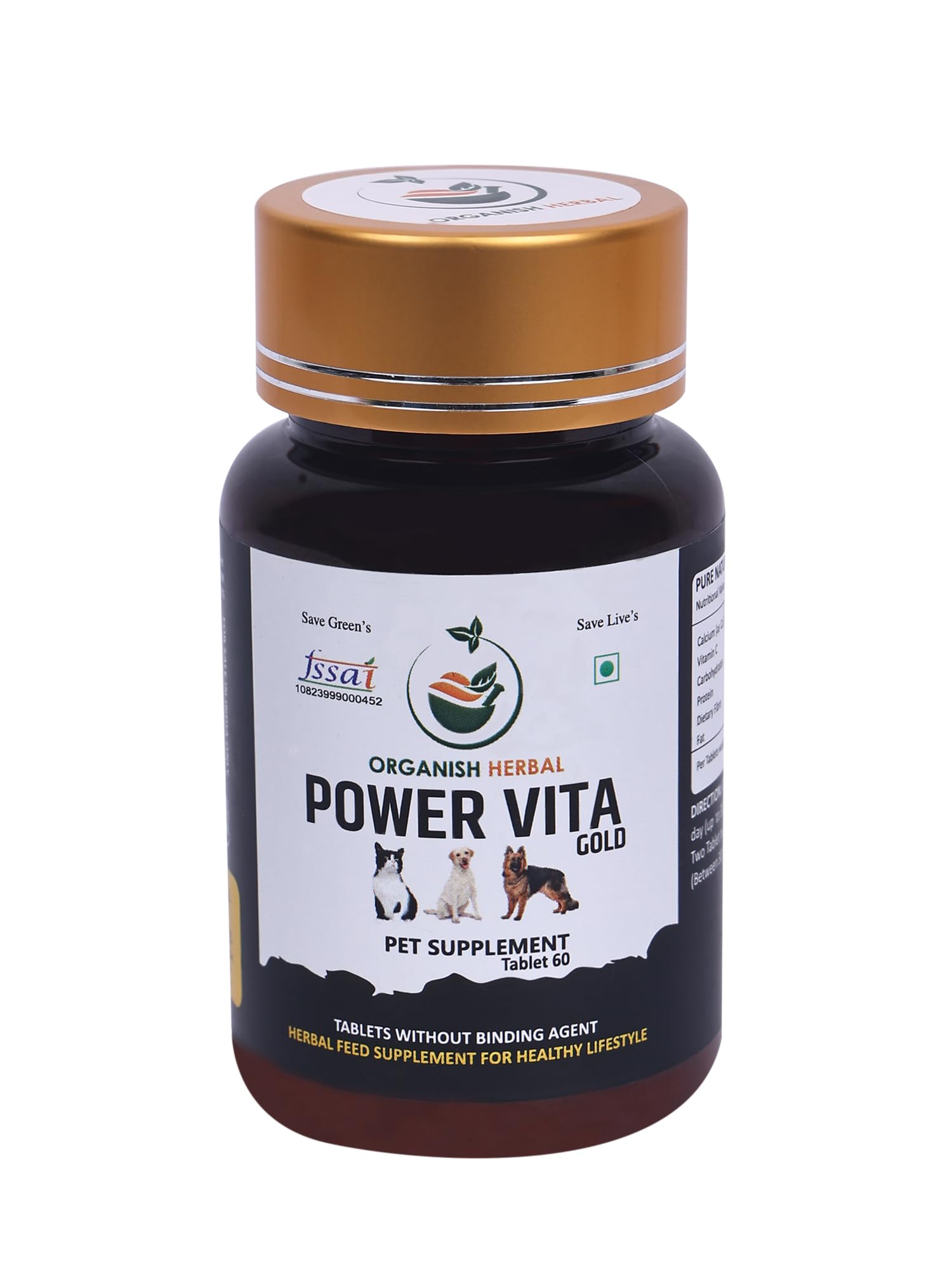 See full amazon price history chart for ORGANISH HERBAL Digestion Tablet and Immunity Booster Power Vita Gold for Dogs & Cats - Hearbal Feed Suppliments for Healthy Lifestyle (Pack of 1, 60 Tablet) ORGANISH HERBAL Digestion Tablet and Immunity Booster Power Vita Gold for Dogs & Cats - Hearbal Feed Suppliments for Healthy Lifestyle (Pack of 1, 60 Tablet) (B0CVKQ2NFX) Amazon Price History, Amazon Price Tracker