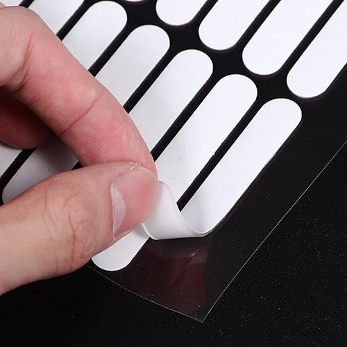 Miniatura 4 de Beaupretty 4 hojas de cinta de exhibición de uñas, cinta adhesiva transparente de doble cara para puntas de uñas de salón