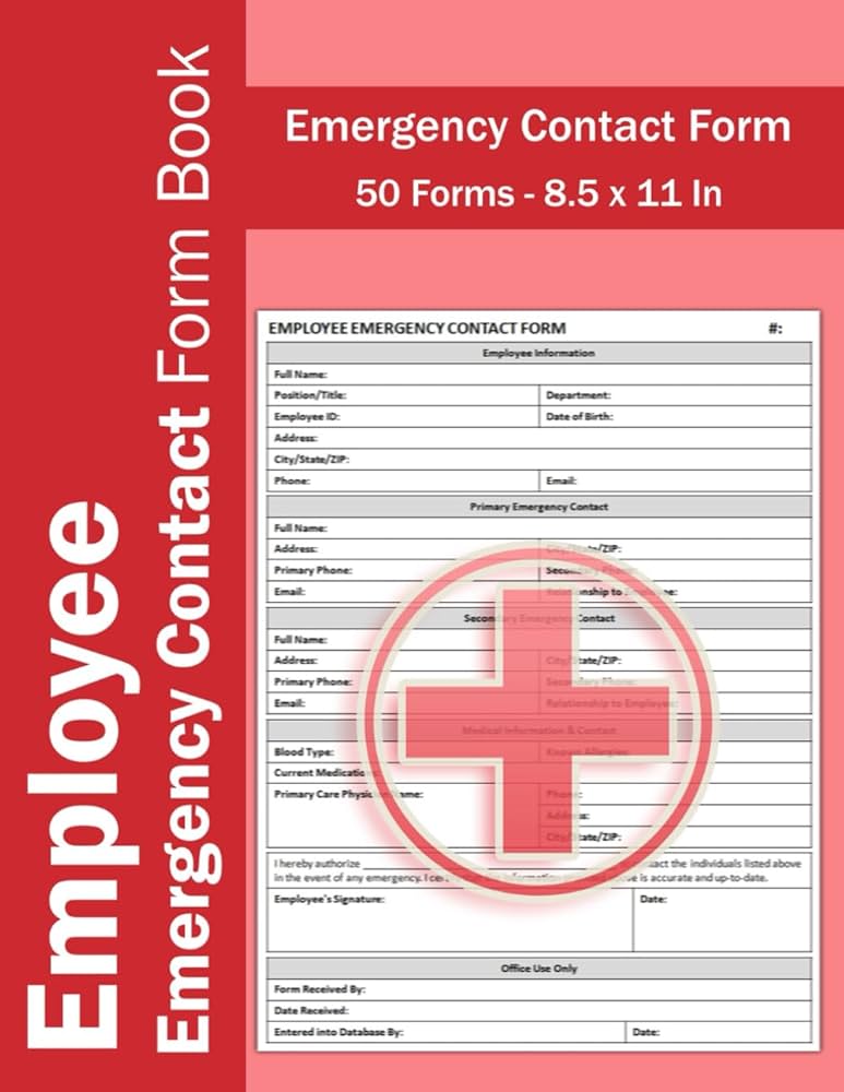 amazon-com-employee-emergency-contact-form-book-medical-emergency-contact-information-forms-for-employees-suitable-for-employers-and-small-businesses-50-forms-publishing-lklih-ta-books for Free Printable Emergency Medical Forms Amazon.com: Employee Emergency Contact Form Book: Medical & Emergency Contact Information Forms for Employees | Suitable for Employers and Small Businesses | 50 Forms: Publishing, Lklih.Ta: Books for Free Printable Emergency Medical Forms
