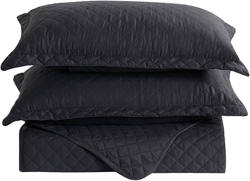 Miniatura 5 de HOMBYS Juego de edredón extragrande de 3 piezas de 120 x 120 pulgadas, reversible, ligero, juego de edredón de verano (Super King Plus (120 x 120),