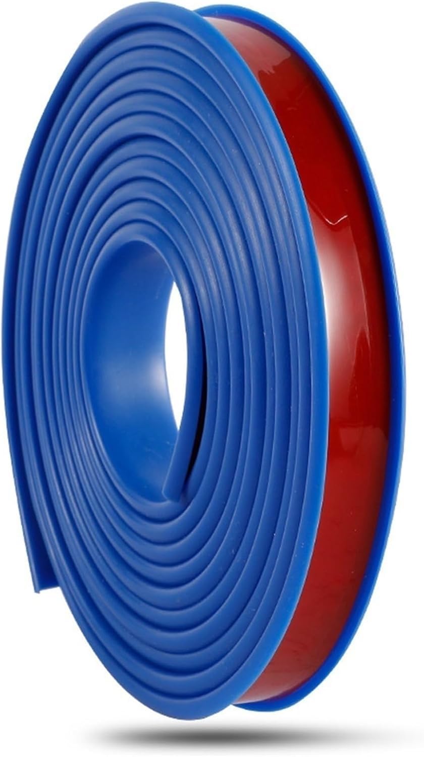 Selbstklebender Wandkantenstreifen, Kantenband, 5 M/16,4 Fuß U-Förmige Weiche Kieselgel-Arbeitsplattenkantenverkleidung, Eckenschutz Und Selbstklebende Möbelkantenverkleidung/Blue/25Mm