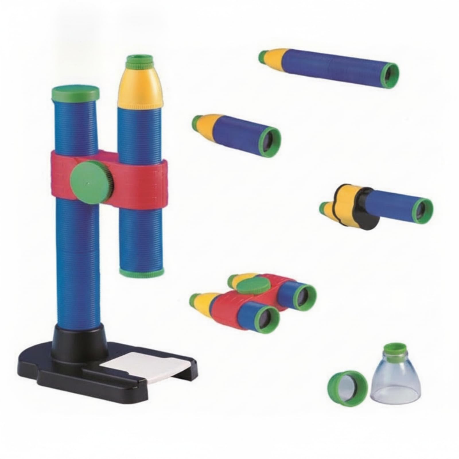 Optik-Bausatz Modular Wissenschaftsbausatz Bunt Lernspielzeug für Schüler, Kinder