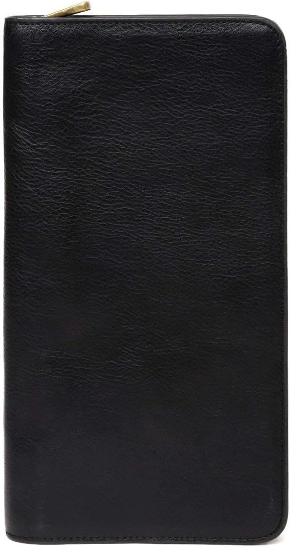 VMA Leather Travel Wallet Passport Holder and Travel Organizer