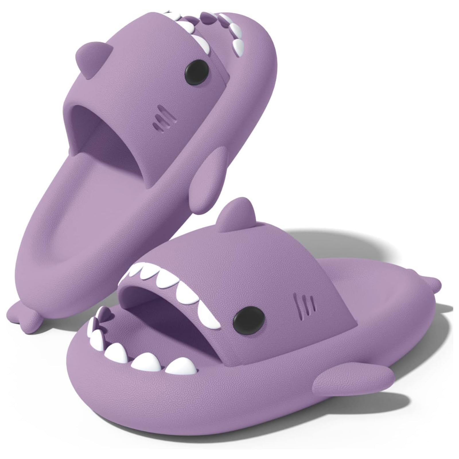 Kinengxi Pantuflas de Tiburón para Niñas Niños Zapatillas de estar por casa de Baño Zapatos de Ducha Playa y Piscina Shark Slides Slippers Verano