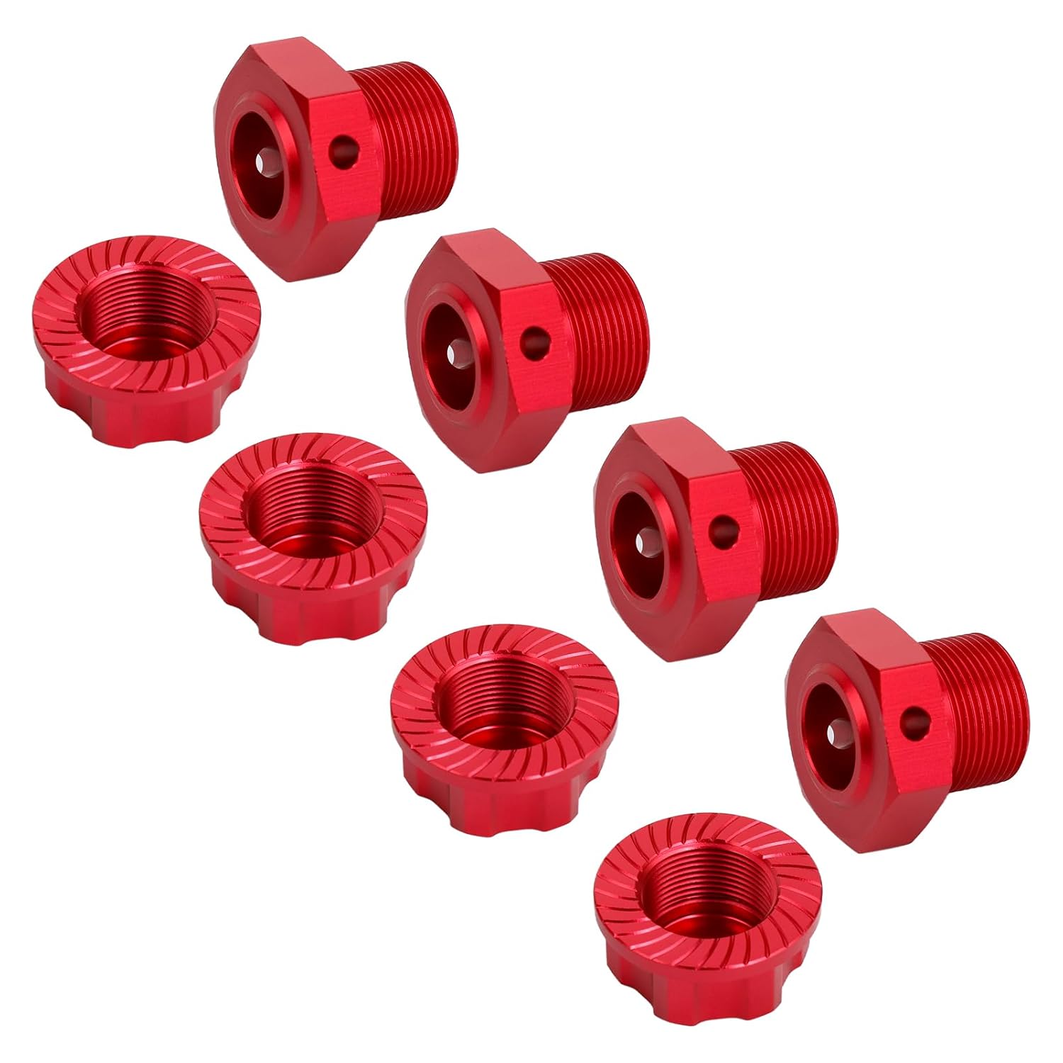 24mm Wheel Hex & Wheel Nut Upgrades Parts for 1/5 ARRMA Kraton 8S Outcast 8S, Replace #ARA310928#ARA310929