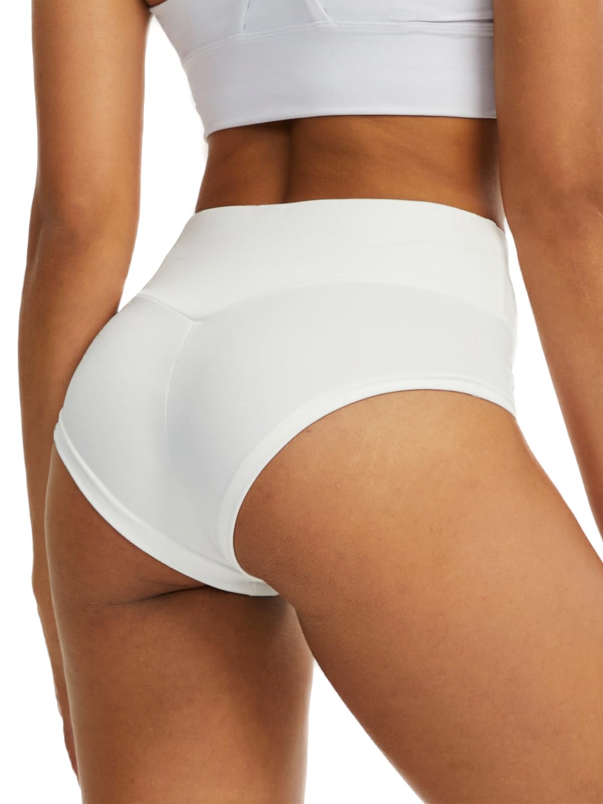 gaimolisoBooty Shorts for Women High Waist Butt Lifting Spandex Biker Yoga Gym Dance Hot Pants Rave Outfits