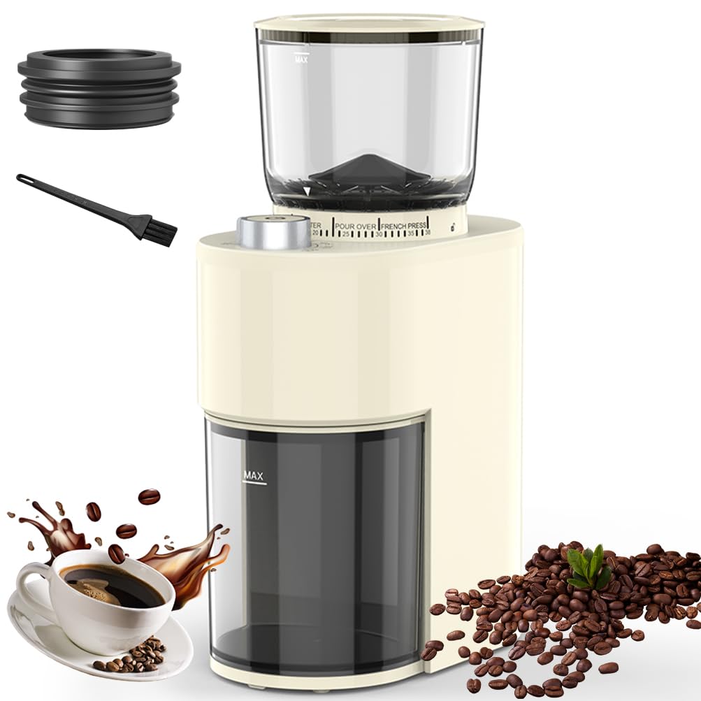 Moulin à café électrique anti-poussière pour régler la mouture expresso
