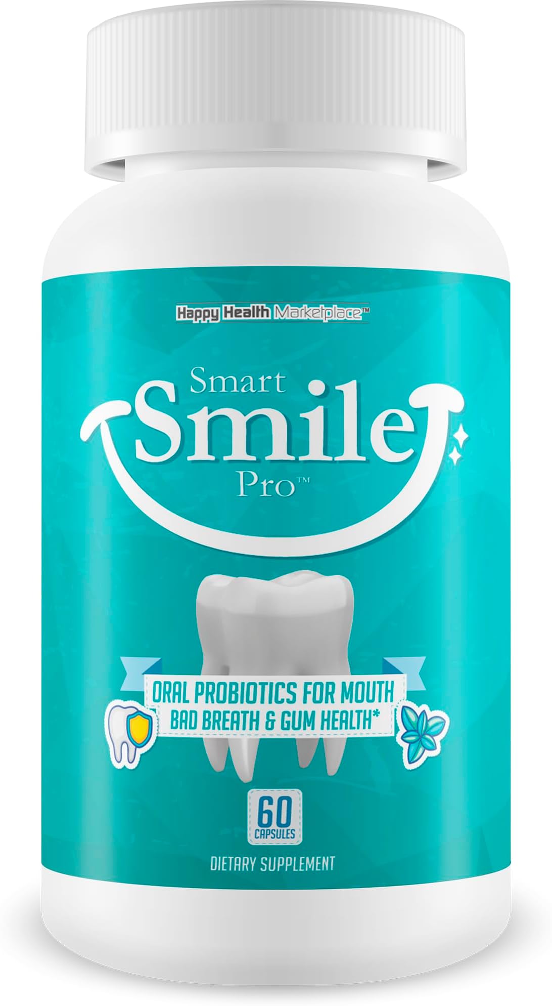 - Smart Smile Pro - Our Best Oral Probiotics for Teeth and Gums - Oral Dental Probiotics - Probiotics for Teeth Health Supplement - Oral Probiotic Teeth Supplement - Probiotic Teeth Vitamins Supplements