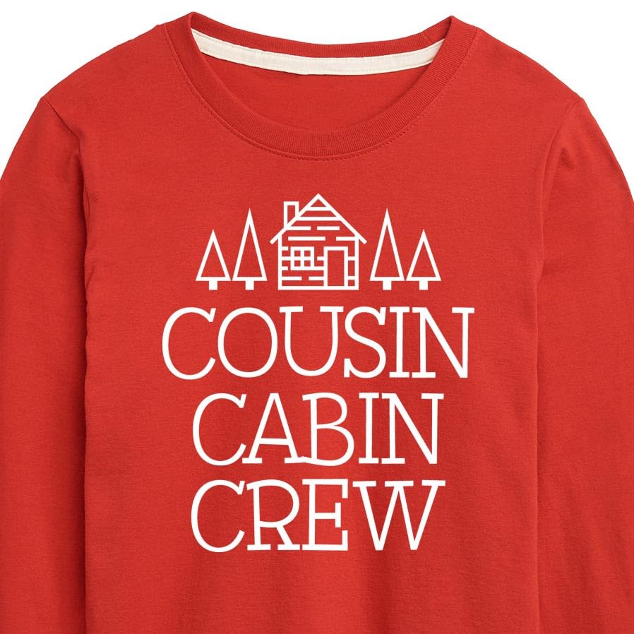 Instant Message - Cousin Cabin Crew - Vacation - Toddler & Youth Long Sleeve Graphic T-Shirt3