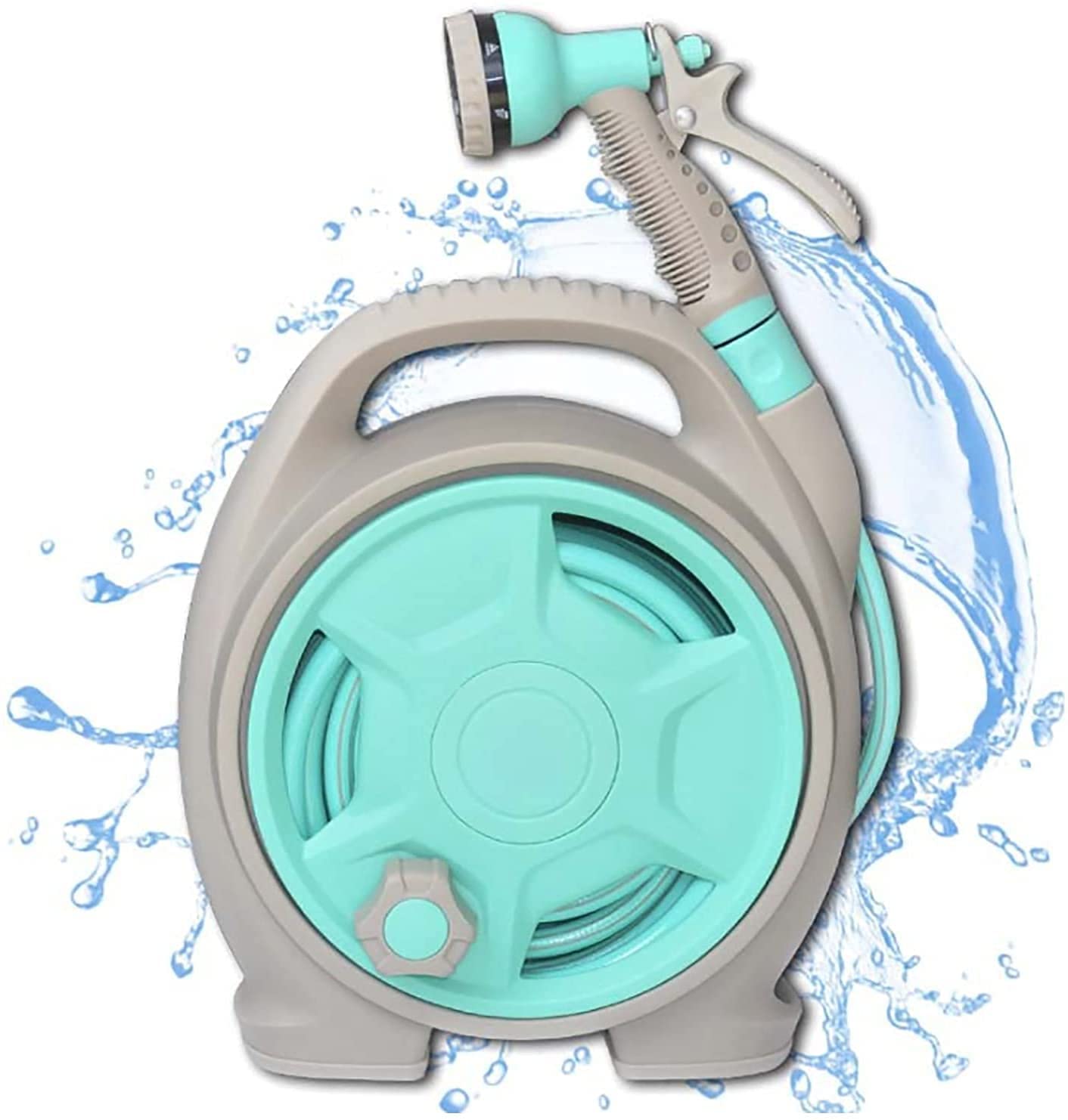 Buy AZRAEL Expandable Hose, Retractable Garden Hose Reel, 50 FT Portable Home Hose Reel with 6