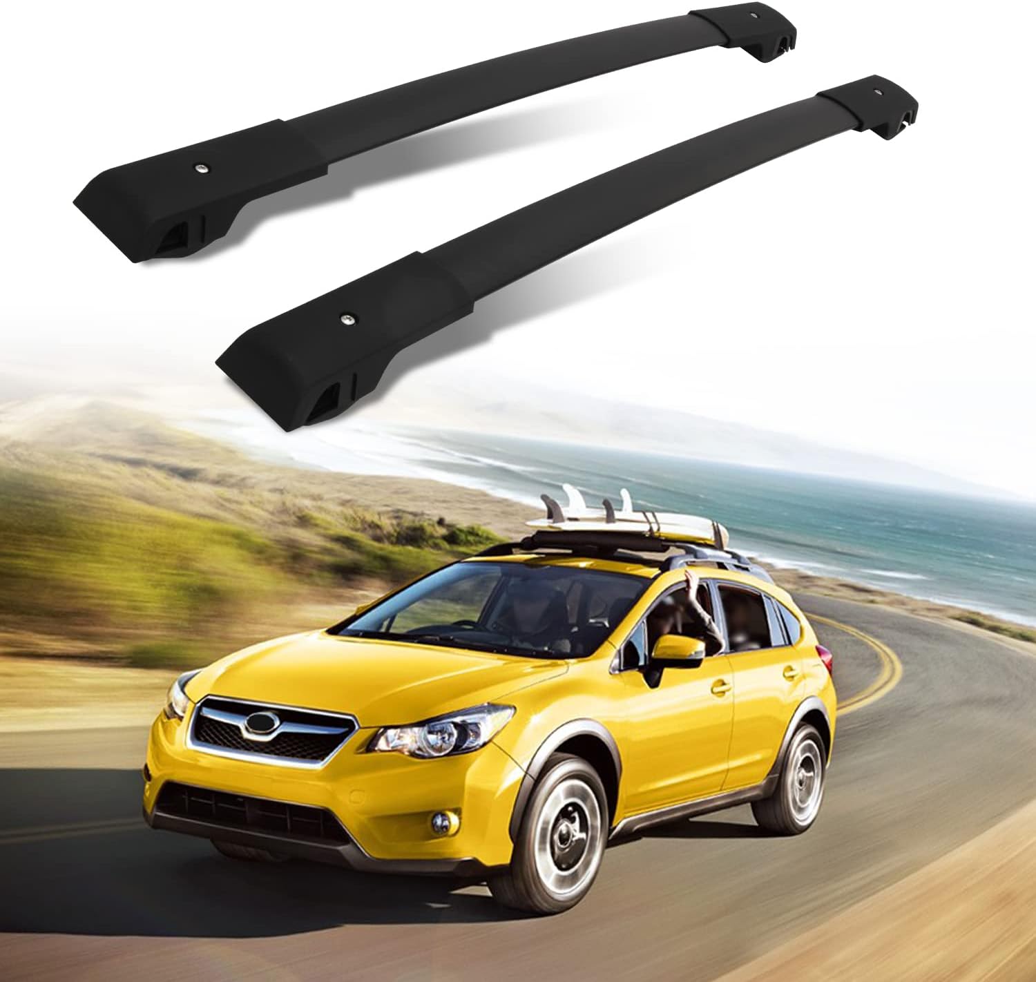 AUXPACBO Cross Bars Fits for Subaru XV Crosstrek 20132023 & Subaru Forester 20142023 & Subaru