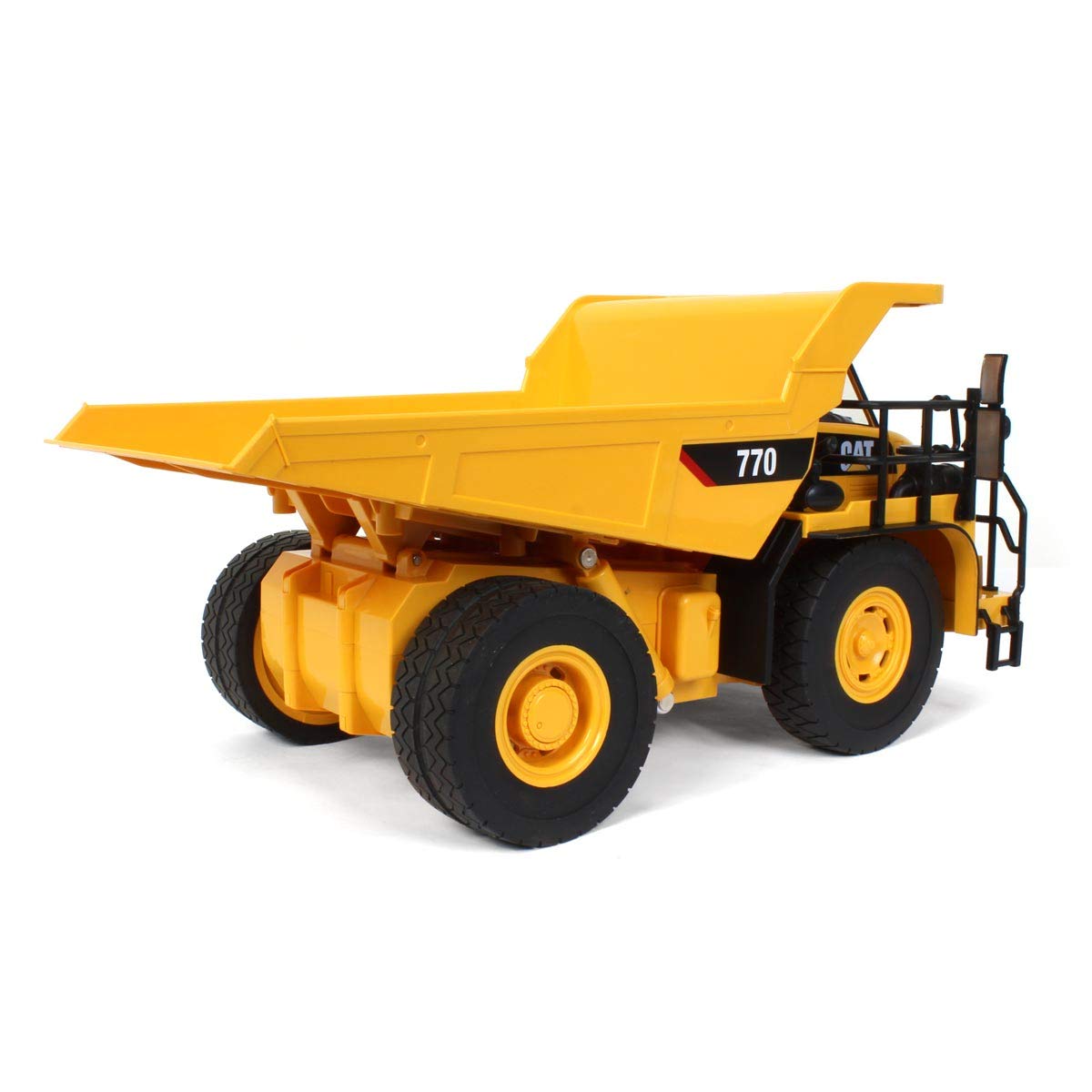 Diecast Masters 25006 - zdalnie sterowany Caterpillar RC Mining Truck 770, wywrotka CAT jako wierny szczegół, realistyczny pojazd budowlany w 1:24, ok. 33,5 x 18,5 x 16,5 cm, ok. 25 m zasięgu, 8+