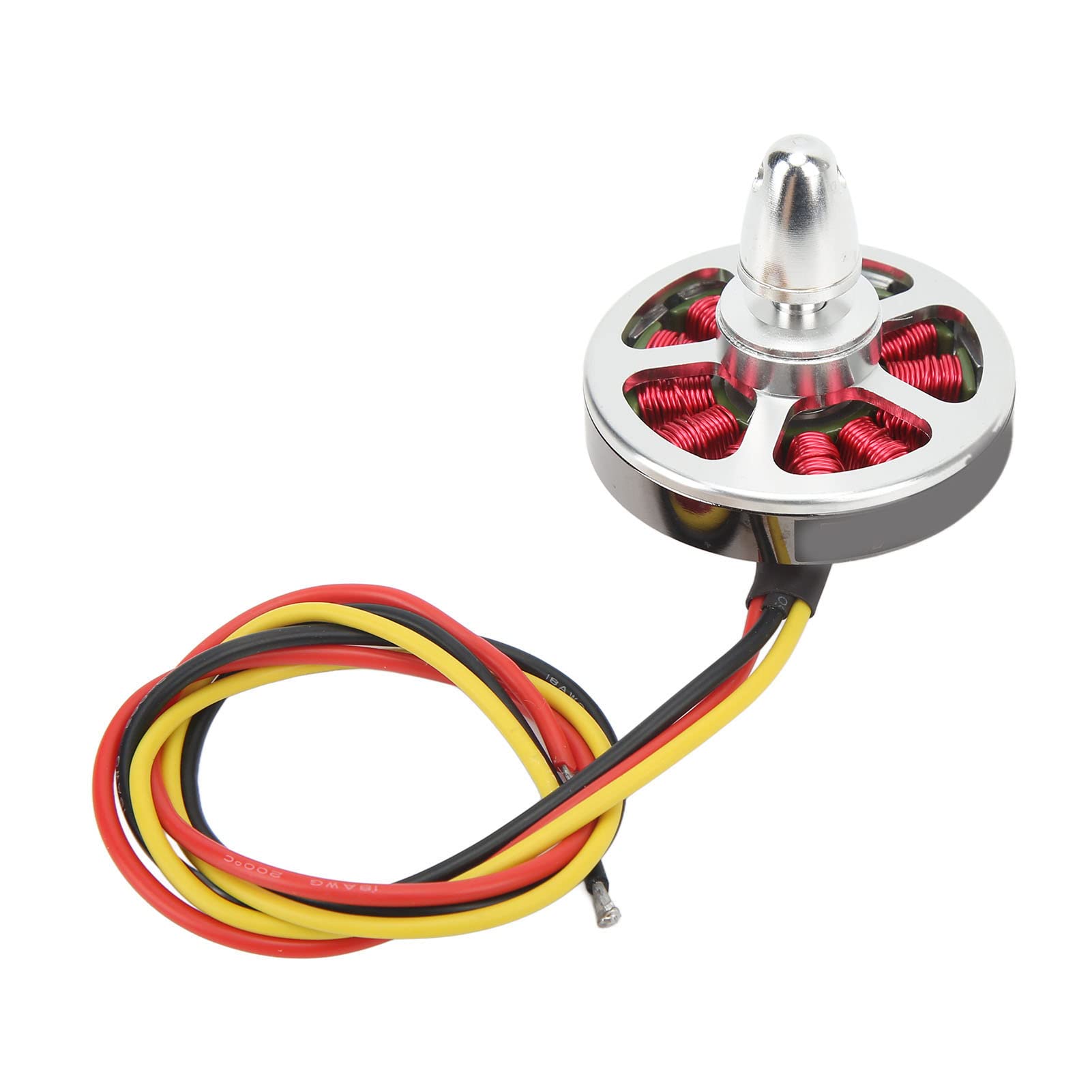 4 szt. Bezszczotkowy silnik tarczowy 5010 750KV Wysokowydajny wieloosiowy multicopter Bezszczotkowy silnik do quadcoptera Drone RC Samolot Stop aluminium Srebrny 50x10mm