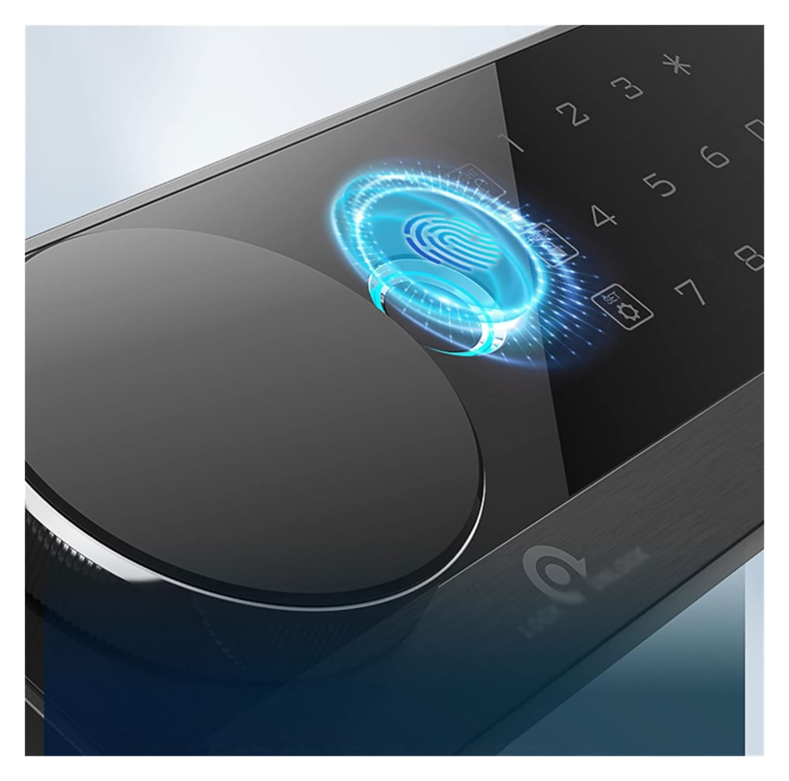 Cassaforte Cassetta di sicurezza digitale nascosta piccola e sicura for la casa con impronte digitali e sistema di allarme doppio con tastiera touch screen for ufficio Cassetta portavalori(Bruin)