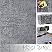 Produktbild floor factory Hochflor Shaggy Teppich Colors Silber/grau 80x150cm - Pflegeleichter und günstiger Langflorteppich