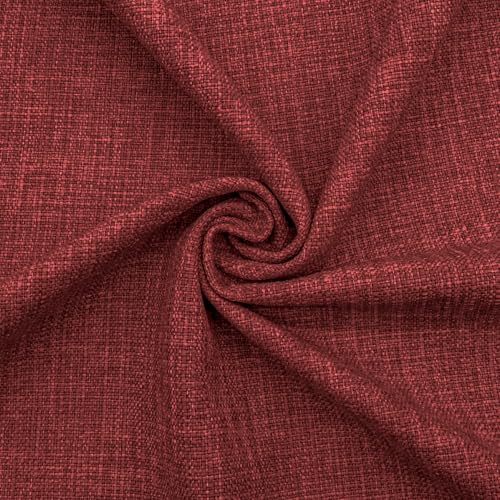 DESHOME Boston – Tela por metros resistente al agua para tapicería, sofás, cojines y sillas, color rojo oscuro, 1 metro