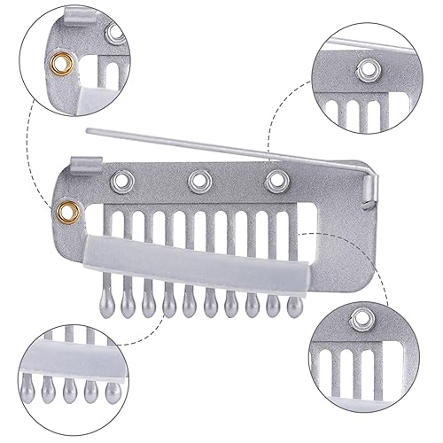 Miniatura 3 de 6 clips Chunni con pasadores de seguridad, clips de peluca ocultos de acero inoxidable con pasador de seguridad, clips de agarre Chunni Dupatta
