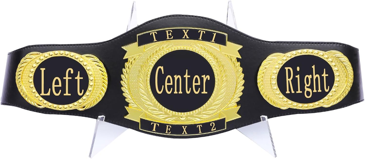 Custom Championship Belt Adult, Real Leather Wrestling Golf Boxing Baseball Hockey Football Basketball Champion Belt