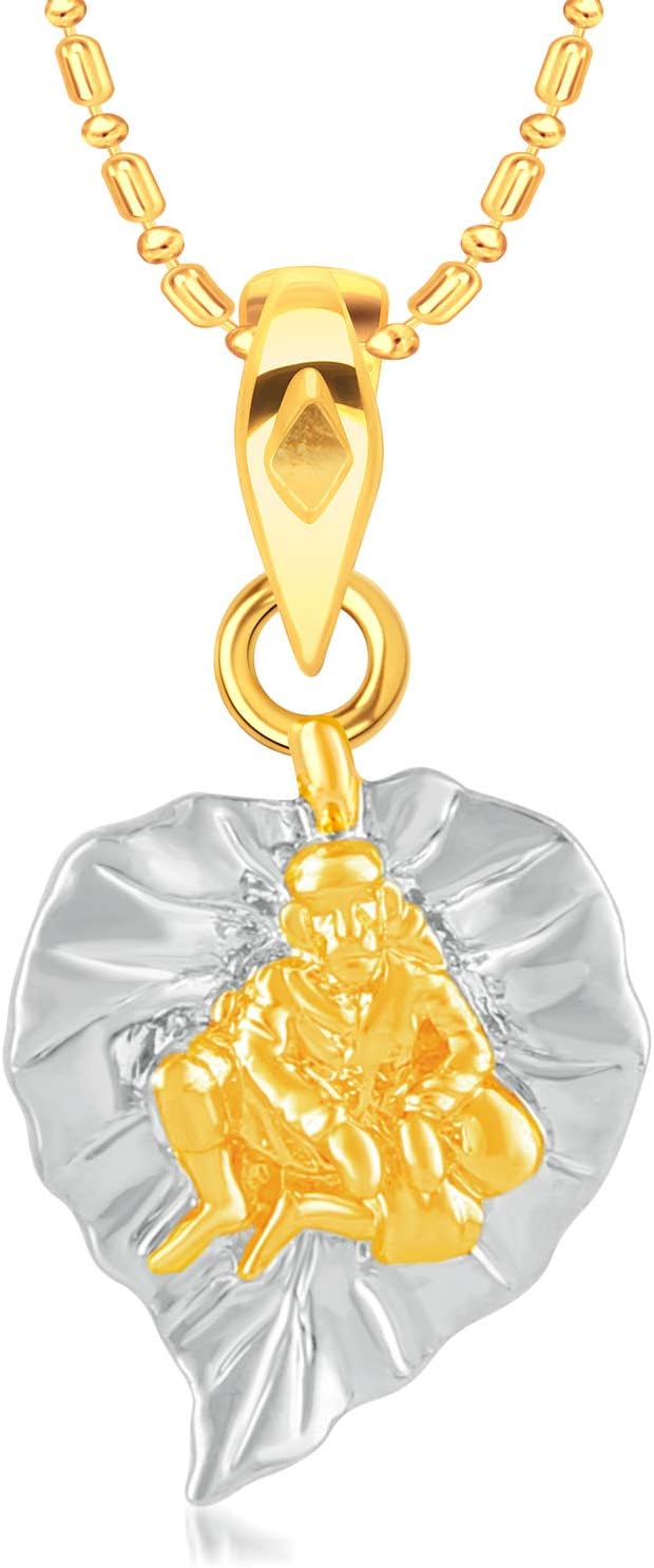 V. K. JewelsVK Jewels Pendant Pendant for Women (Golden) (vkp3150g)