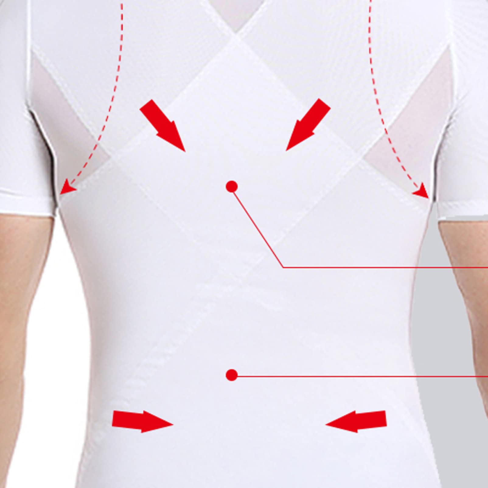 męski trymer do talii body shaper - obcisłe koszulki kompresyjne dla sportowców - oddychają podkoszulki wyszczuplają na siłownię