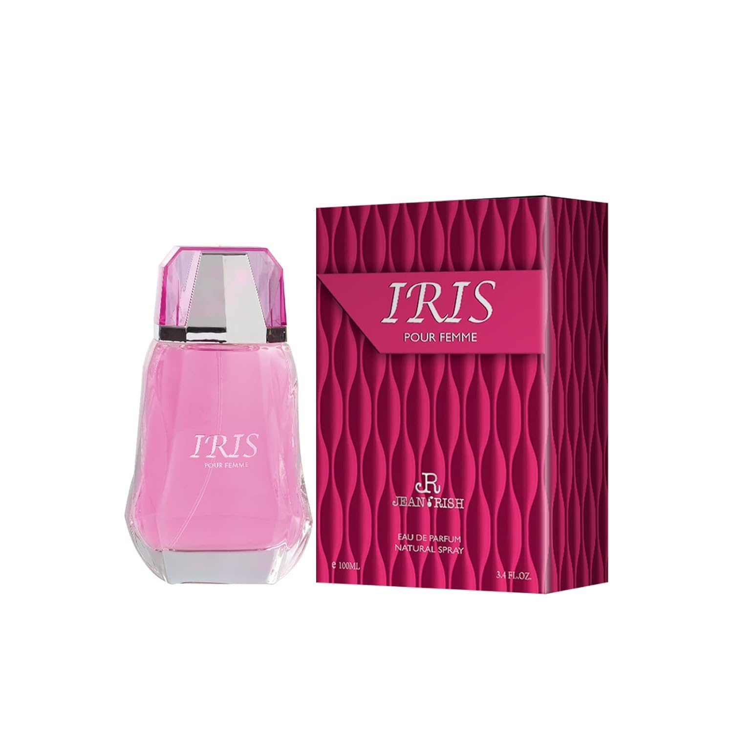 Jean Rish - Iris - Eau de Parfum Spray for Women - 3.4 fluid ounces - Apple, Melon, Orange Top Notes - Made in the USA