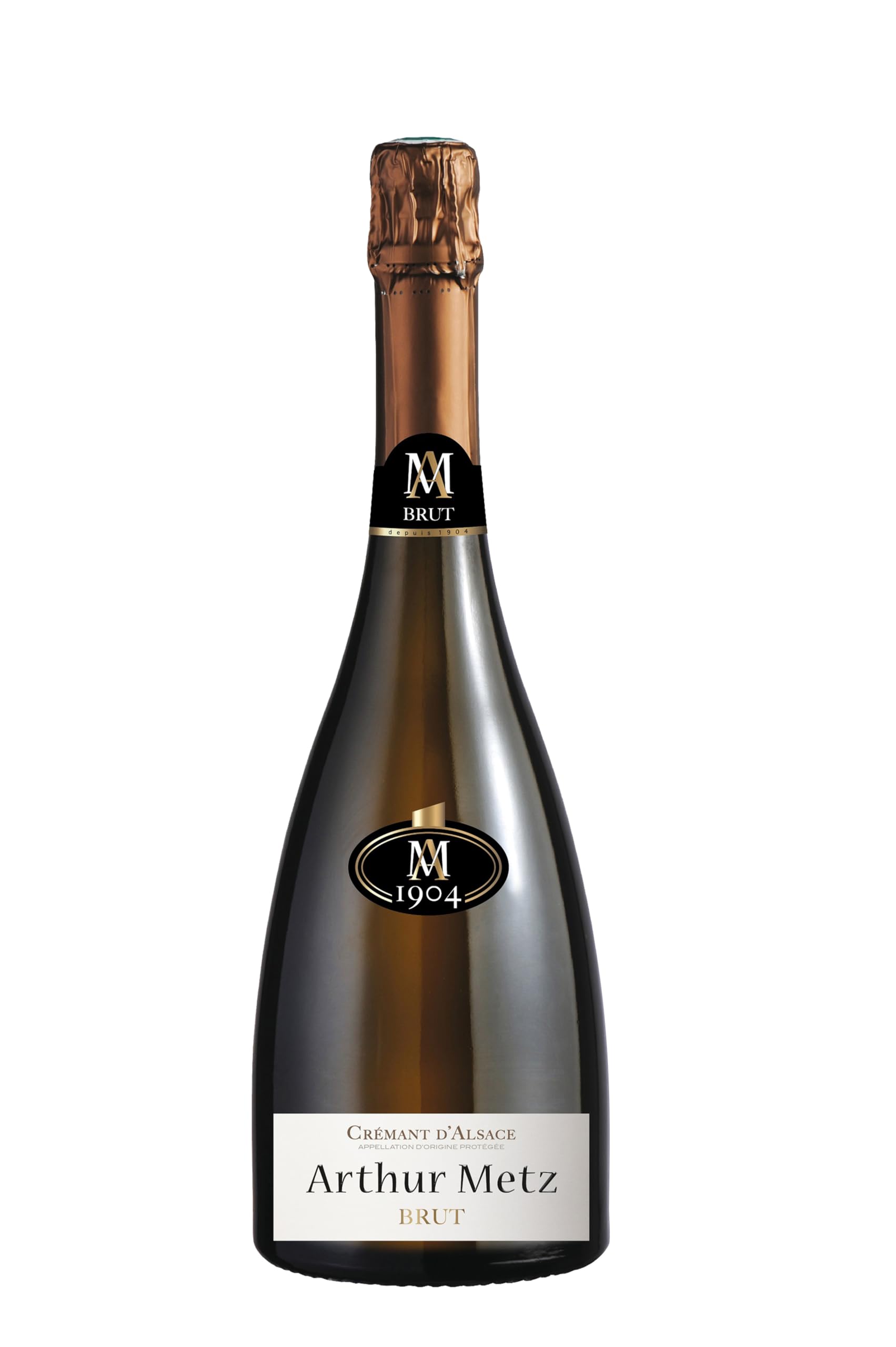 Arthur Metz - Cremant d'Alsace Brut, Cuvée 1904, Méthode Traditionnelle (1 x 0.75 l)