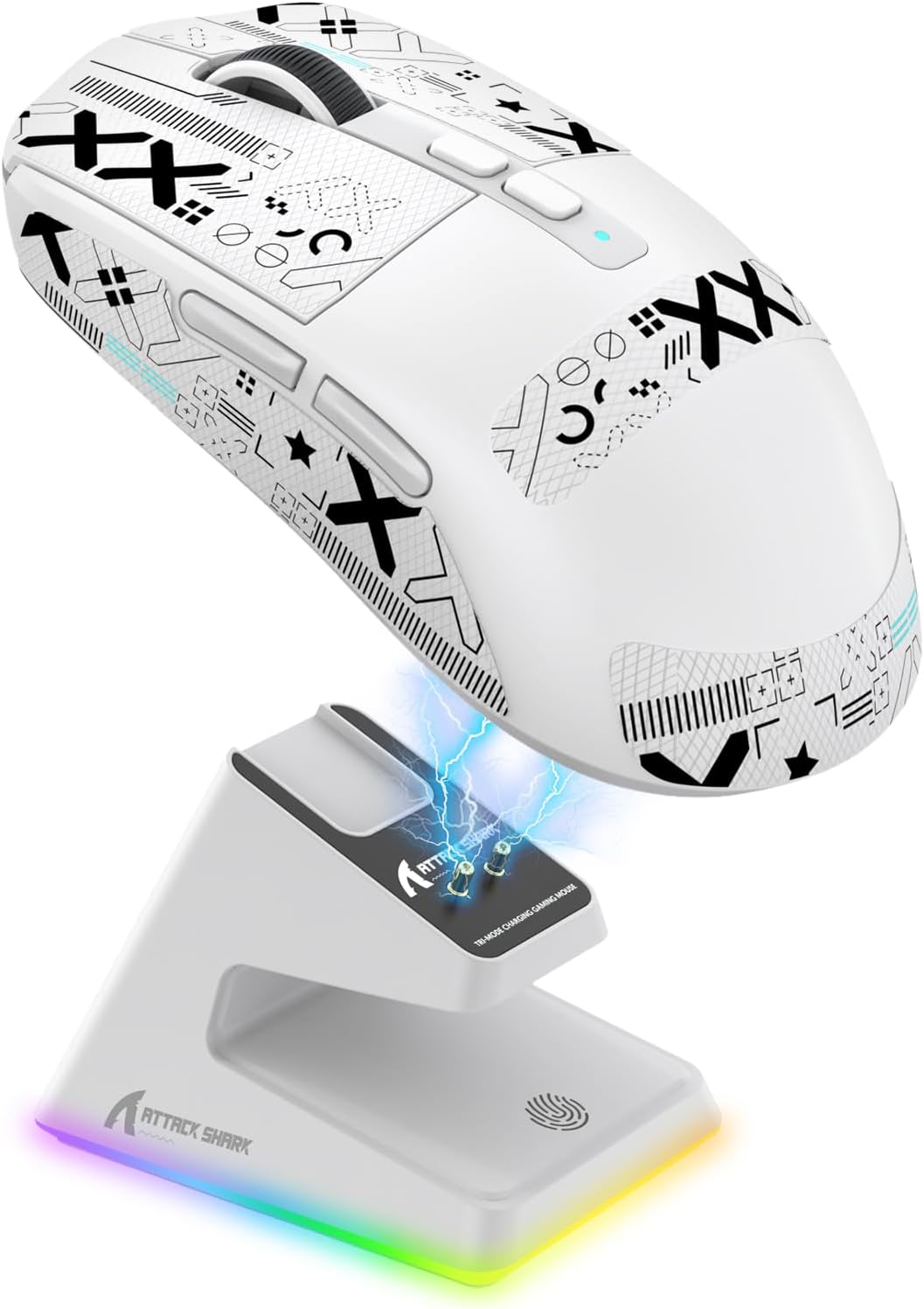 ATTACK SHARK R5 Ultra 8KHz Carbon Fiber Wireless Gaming Mouse With