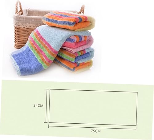 Miniatura 8 de Toalla de peluquería, 12 piezas, toallas de baño, toallas de algodón, barras de color, toalla de mano, toalla multicolor, toallas de mano para baño