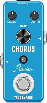 Rowin Analog Chorus Pedal for Electric Guitar Bass True Bypass LEF-304