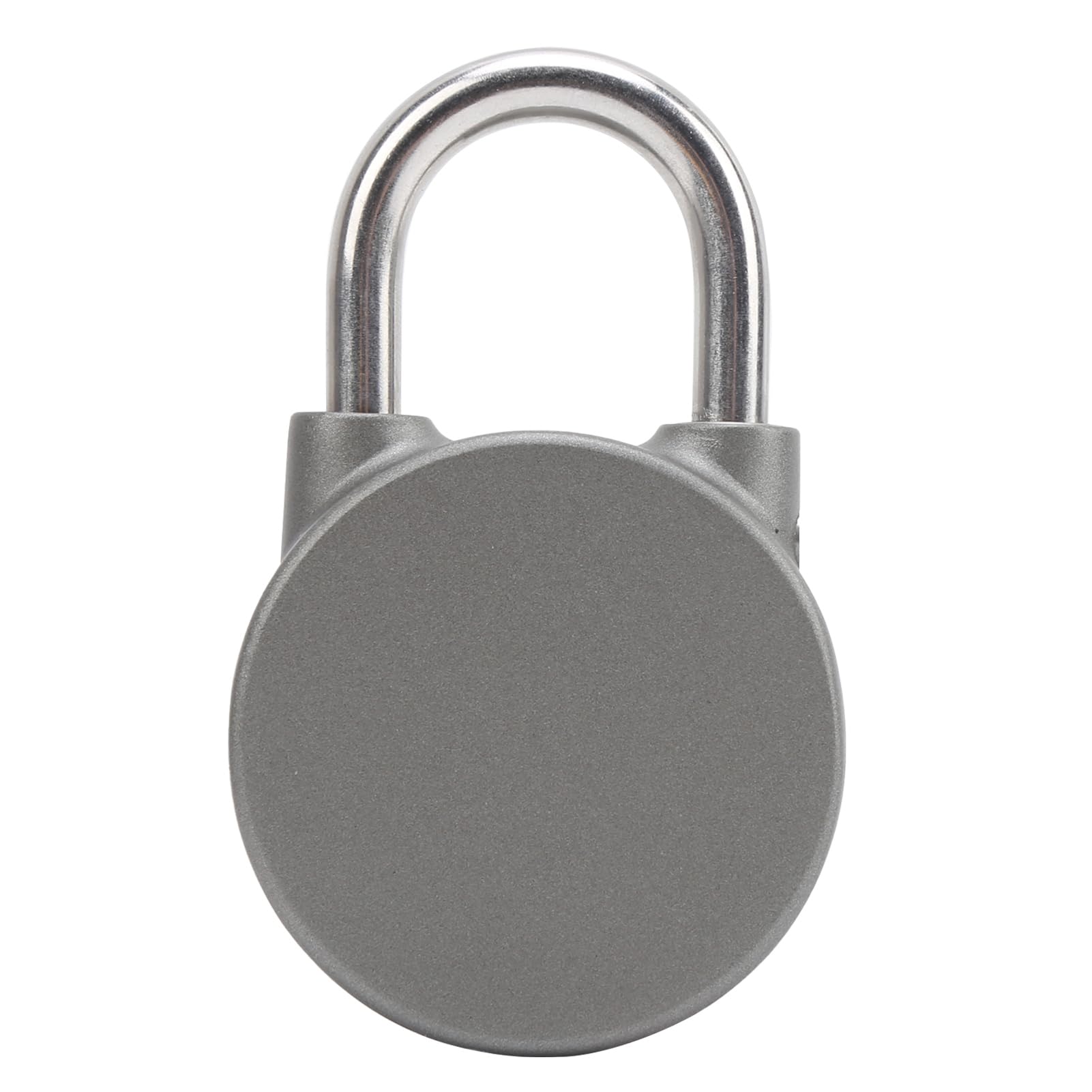 Cerradura Portátil con Huella Dactilar - Candado sin Llave con Acceso Remoto, IP65, para Bolsos, Cajones, Maletas, Gris Claro (gris claro)