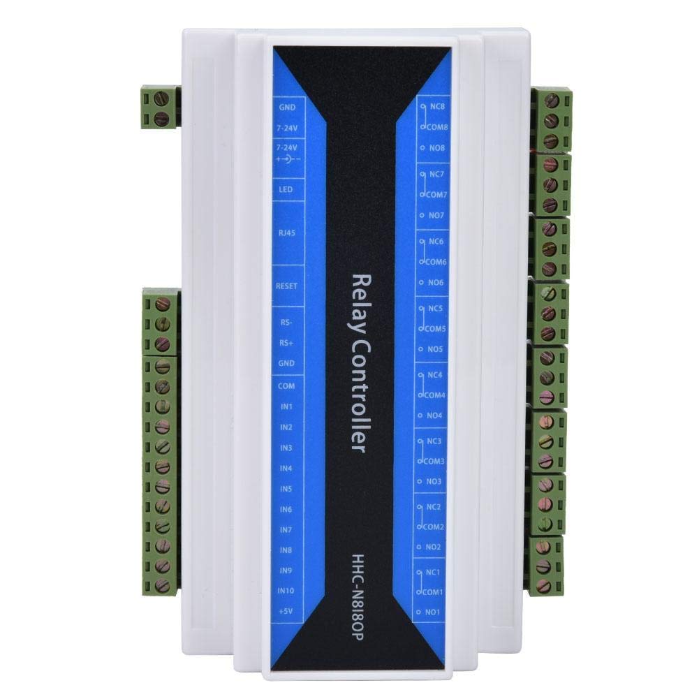 Modulo Relè di Rete a 8 Canali, Dispositivo Relè di Controllo Remoto, Ethernet a Relè di Rete DC7~24V