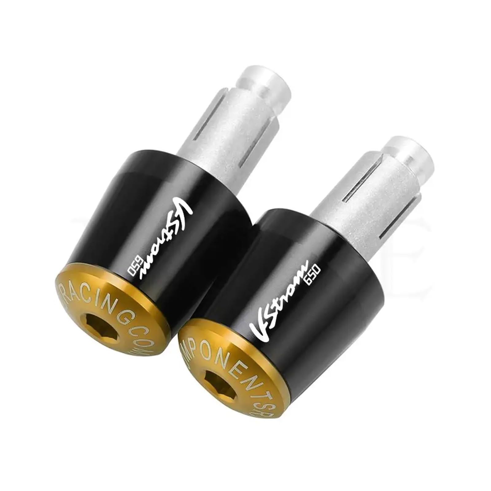 Motorcycles Handlebar Grips Cap Weight PartsAnti Vibration Plug Ends for Suzuki VSTROM650 DL650 VSTROM 2011 2012 2013 2014 2015 2016 2017