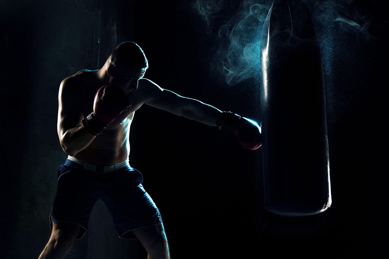 Sac de Boxe Équipement de Formation de Crochet de Sac de Frappe avec Le remplisseur Lourd rempli respectueux de l'environnement [137]