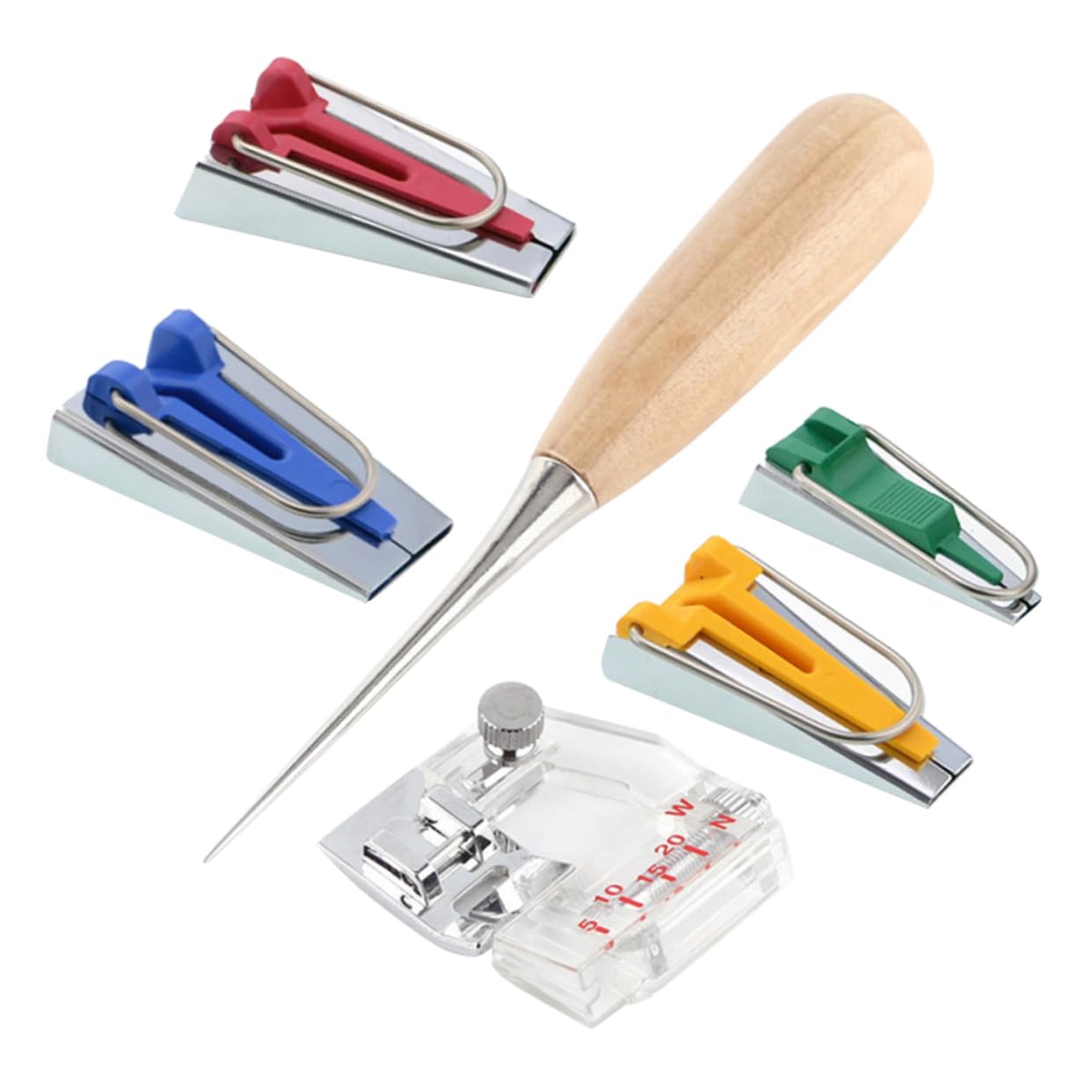 Operitacx 3sets Sewing Machine Accessory Kit Bias Tape Makers Tape Maker Set for Sewing Machines 6pcs*3