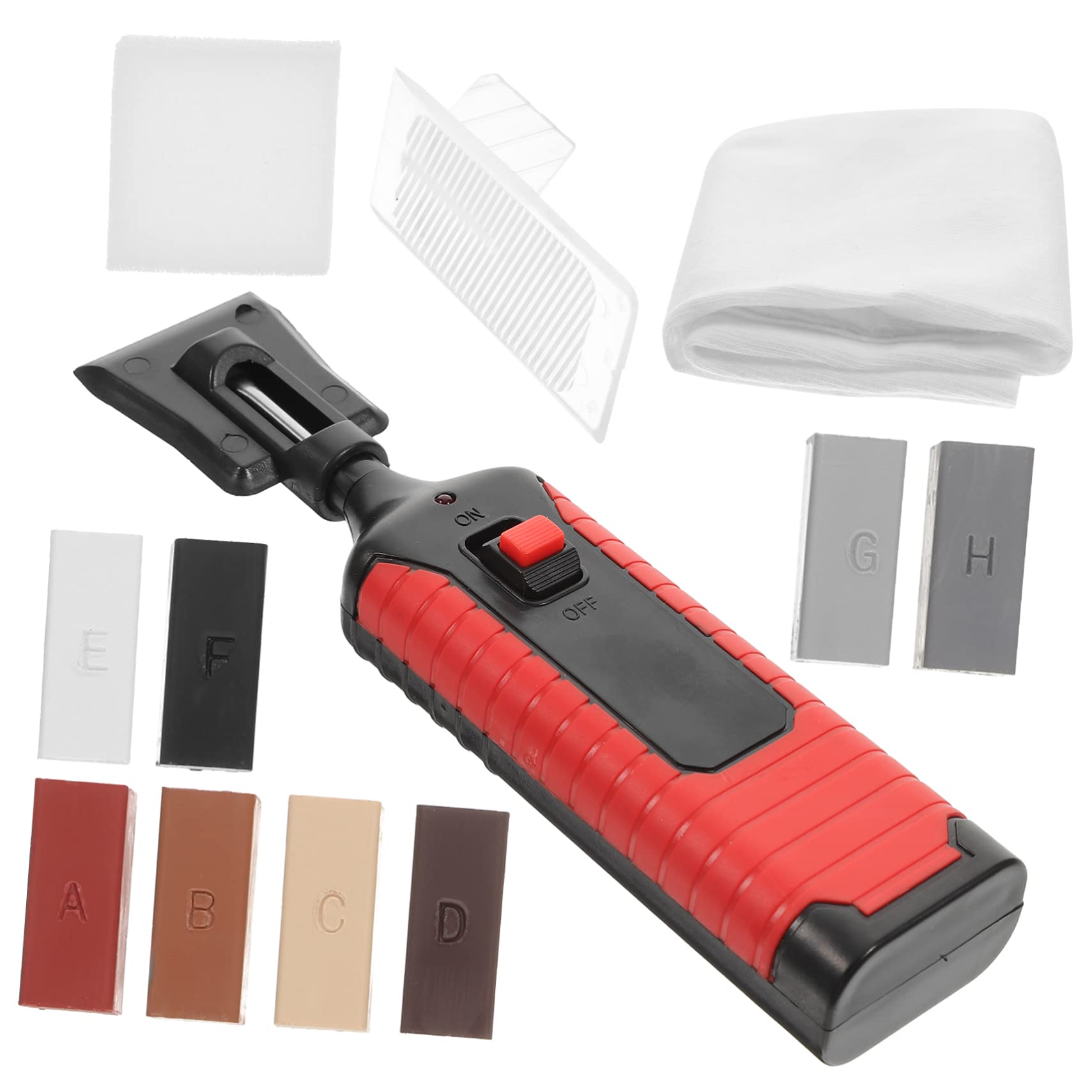 Generic 1 juego de reparación de suelos laminados, kit de reparación de pared, kit de reparación de lechada, kit de herramientas blancas, trinquete adhesivo, reparación de grietas de mármol, kit de